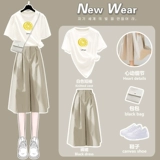 Платье, летняя одежда, штаны, комплект для школьников, летняя юбка, для средней школы, подходит для подростков