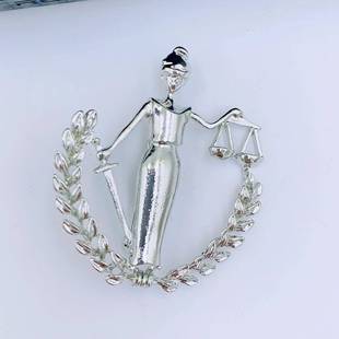 创意款天秤座星座胸针女士金属派对宴会胸花别针礼品跨境流行款式