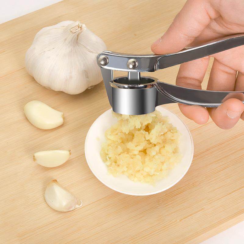 特大号压蒜器蒜泥器蒜夹子多功能锌合金不锈钢手动拉式打蒜器