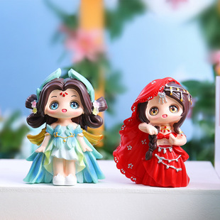 爆款手游神州逆水寒盲盒周边潮玩公仔小摆件桌面装饰学生礼品