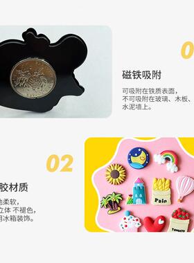 爆款幸运盒磁力文具可爱冰箱贴盲盒磁吸相框文具创意吧唧盲袋现货