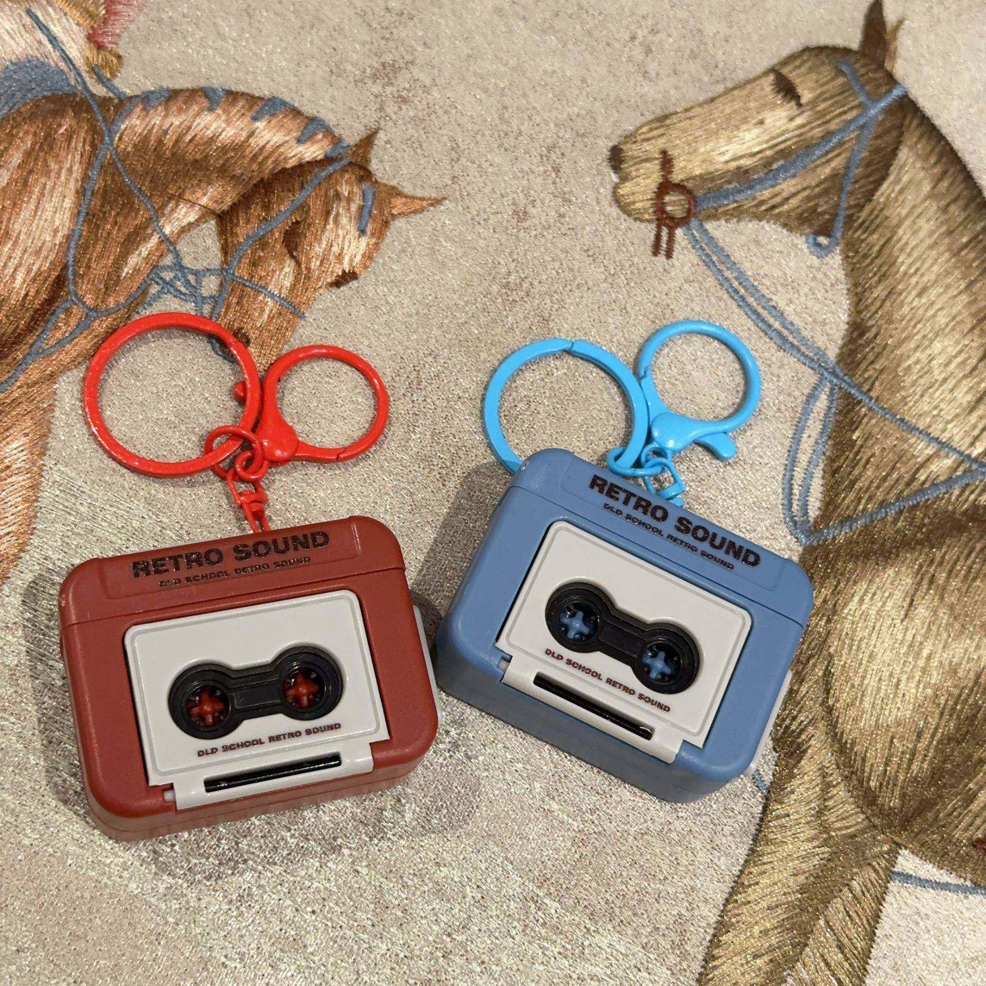 复古收音机钥匙扣可录音趣味迷你音乐盒桌面摆件硅胶个性书包挂件,玩具/童车/益智/积木/模型,其它玩具,淘宝优惠券,粉丝福利购,淘宝优惠卷