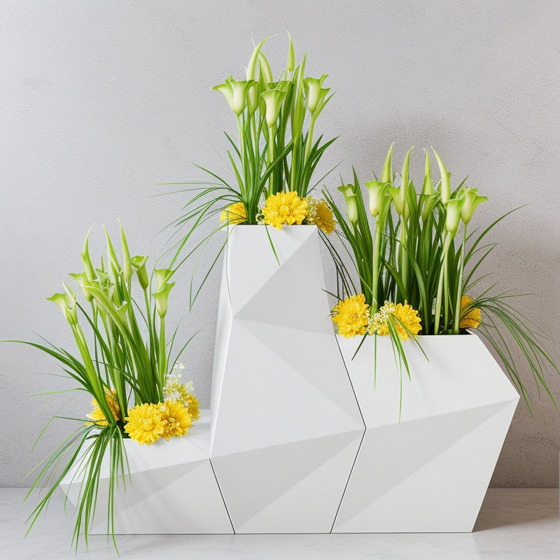 玻璃钢组合落地大花瓶现代美陈酒店售楼处大堂软装饰品插花艺花器,家居饰品,花瓶,淘宝优惠券,粉丝福利购,淘宝优惠卷