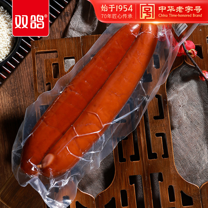 双鸽常温开袋即食特制熏烤肠