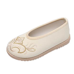 汉服鞋子男童儿童老北京布鞋古风唐装舞蹈表演出鞋国风古装鞋大码