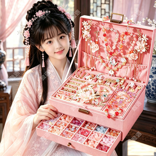 儿童串珠礼盒女孩玩具