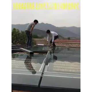 北京阳光房定制断桥铝门窗封阳台钢化玻璃平台别墅庭院阳光棚雨棚