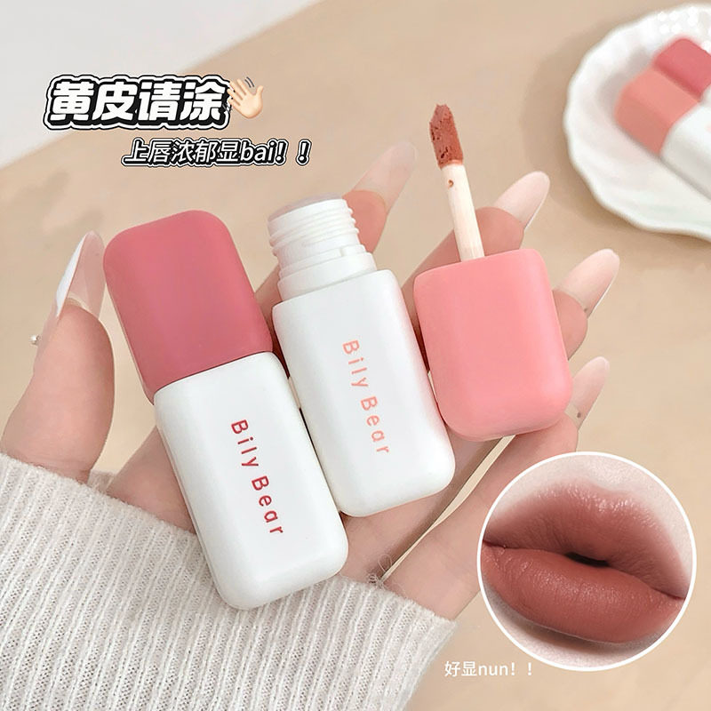 李佳琪推荐绒光哑雾固色唇泥哑光唇釉口红显白不易沾杯持妆美妆