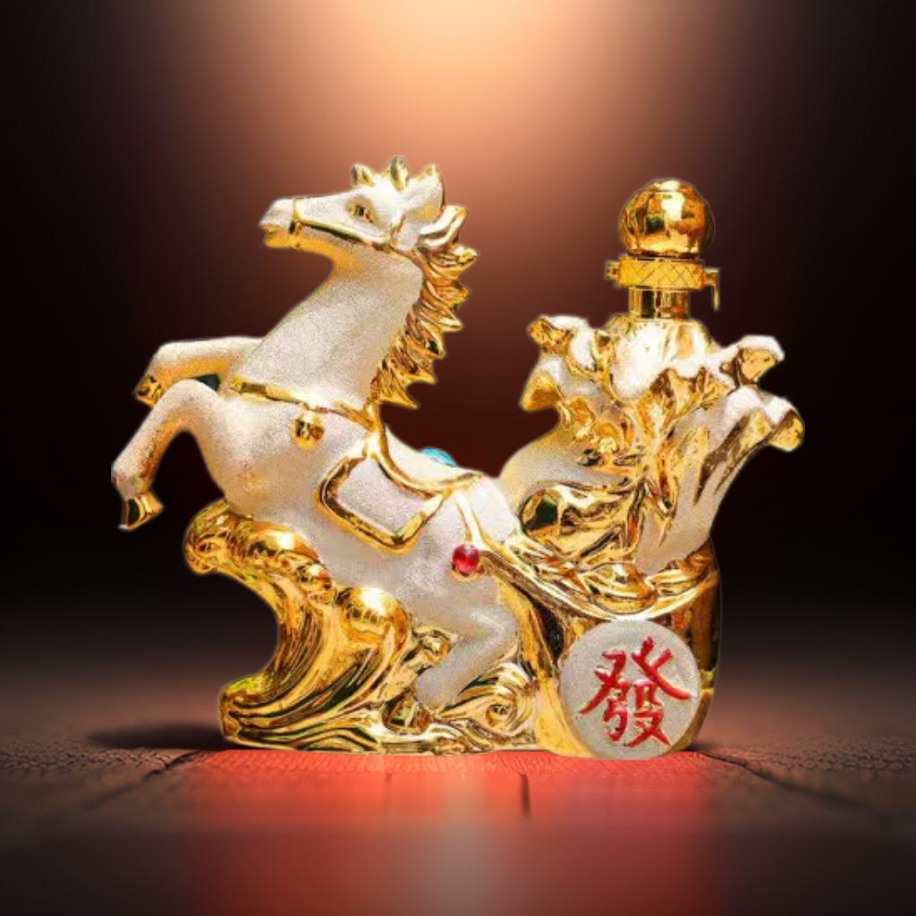 马上发财酒 53度纯粮食白酒礼盒2斤陶瓷瓶装山西高粱酒原浆酒整箱