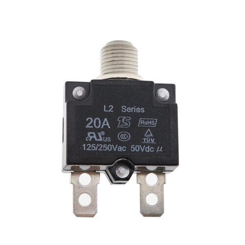 现货L2过载保护器 5A/10A/15A/20A/30A可复位断路器DC50V过流保护
