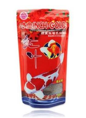 锦鲤饲料粮食 寸金红叶200g 金鱼粮 观赏鱼粮 鱼饲料