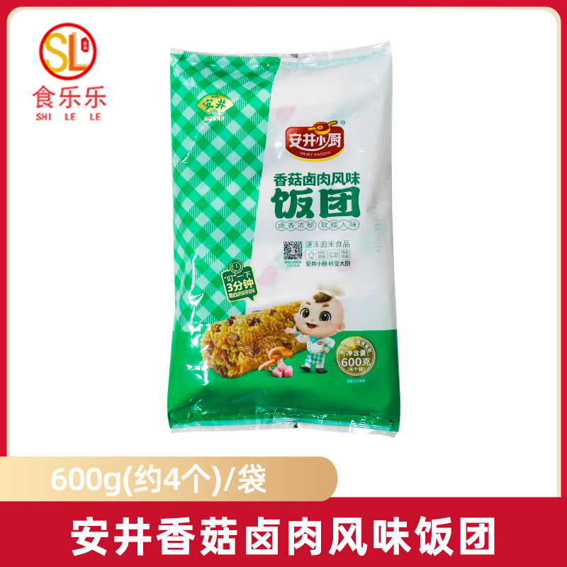 安井小厨香菇卤肉风味饭团600g