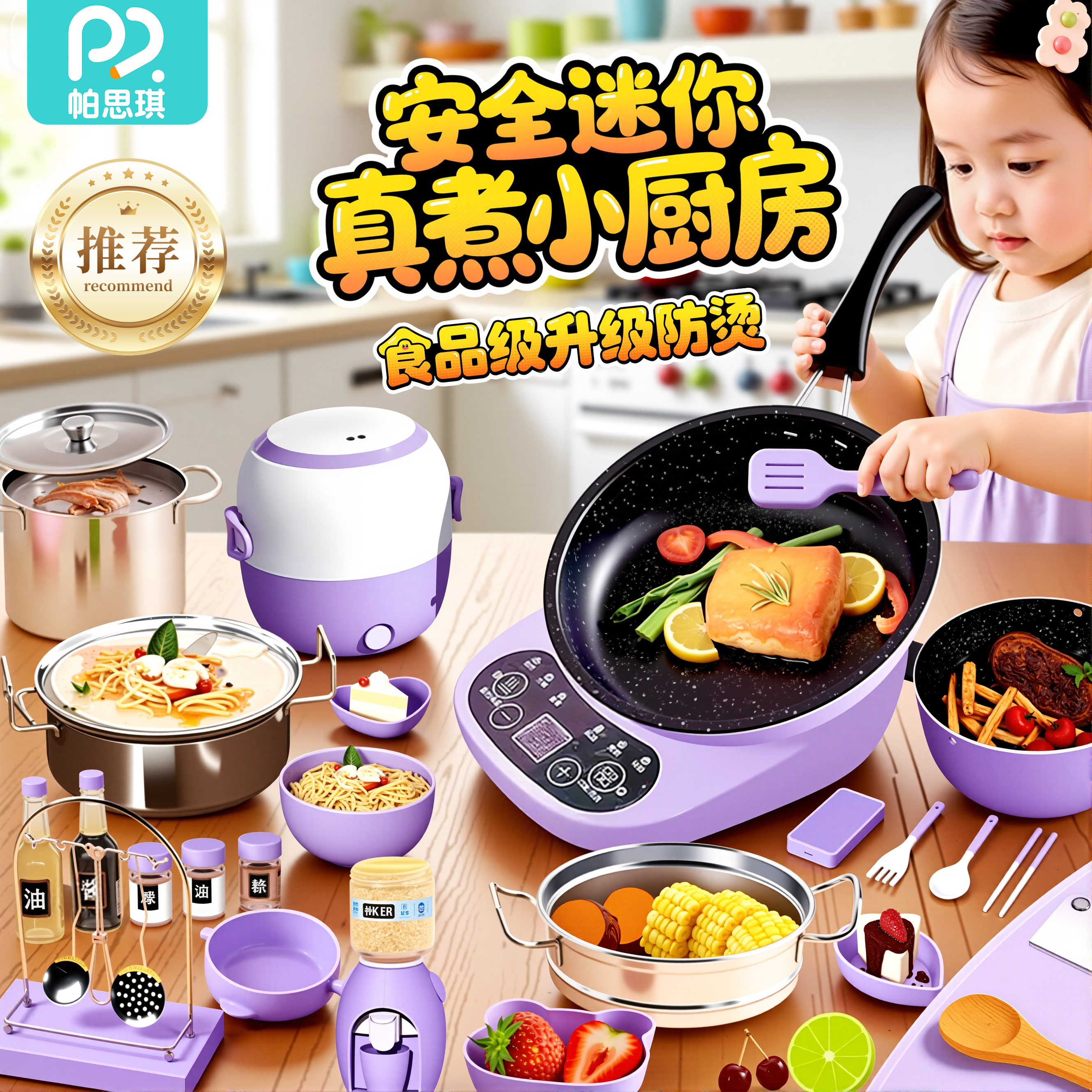 迷你小厨房真煮可吃厨具套装