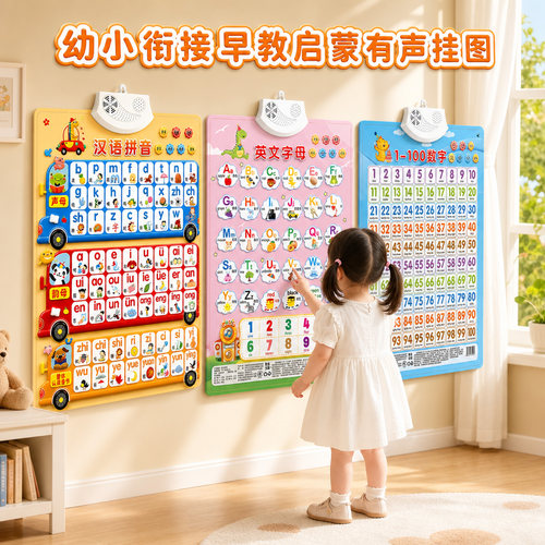 一年级幼小衔接汉语拼音挂图