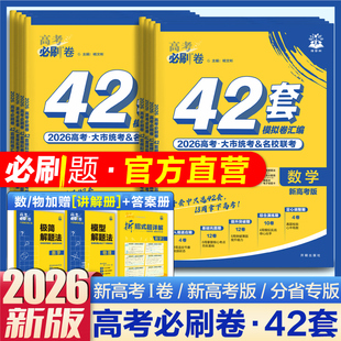 理想树2026高考必刷卷42套数学物理化学生物语文英语历史地理高考模拟试题真题卷模拟卷汇编高二高三一轮复习资料45套高中必刷题