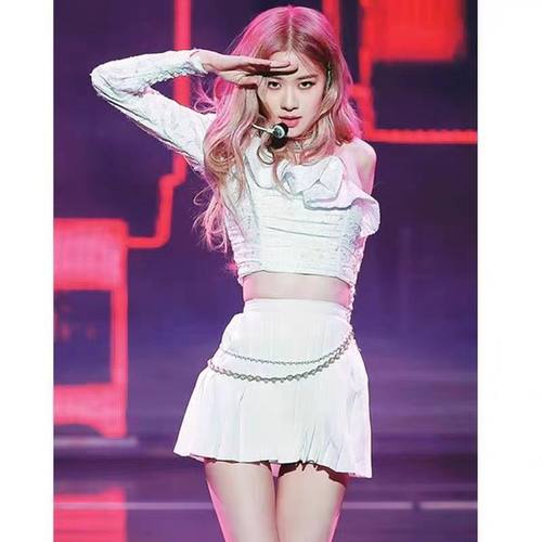 Rose朴彩英同款韩舞蹈服女团打歌服ds现代性感爵士舞台演出服套装