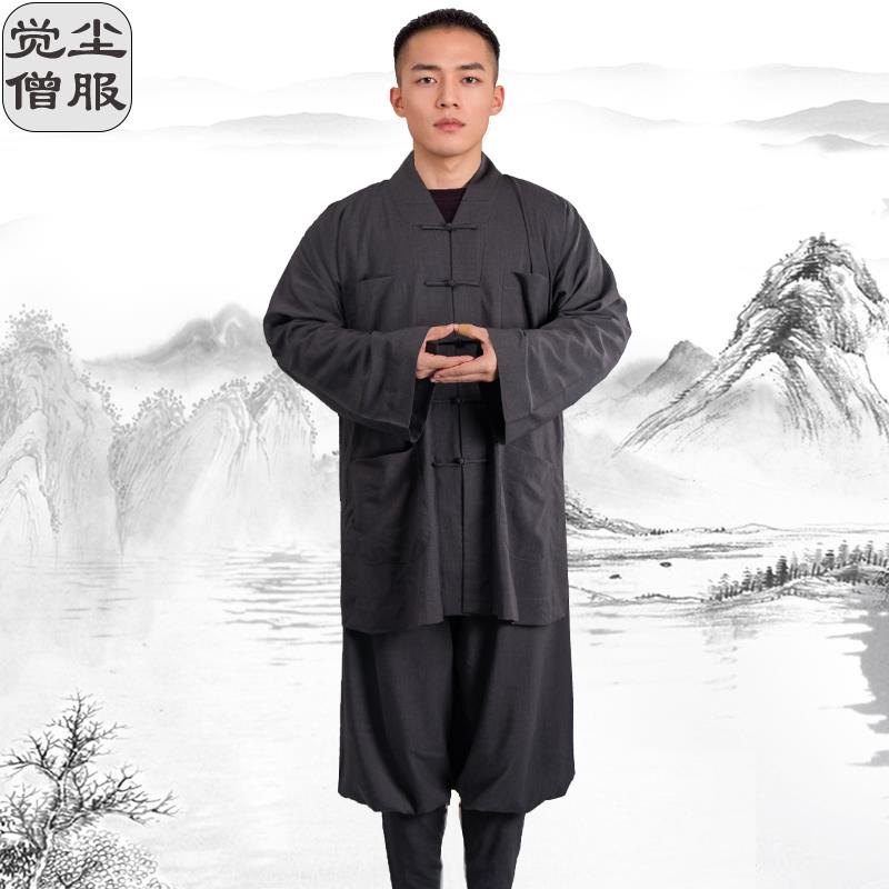 新式僧服夏季短褂高档雪尼棉师父