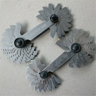 英制公制圆锥管螺纹样板R ZG Rc牙形牙数规11 14  19 28螺距规BSP