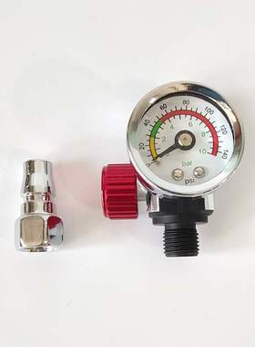 台湾ATPRO喷枪压力表 汽车喷漆枪尾稳固阀调压表气压表