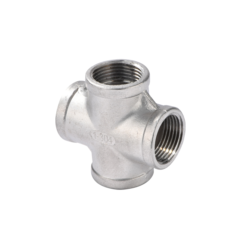 316L不锈钢四通/丝p扣四通/水管接头/水暖配件/内螺纹四通/DN15