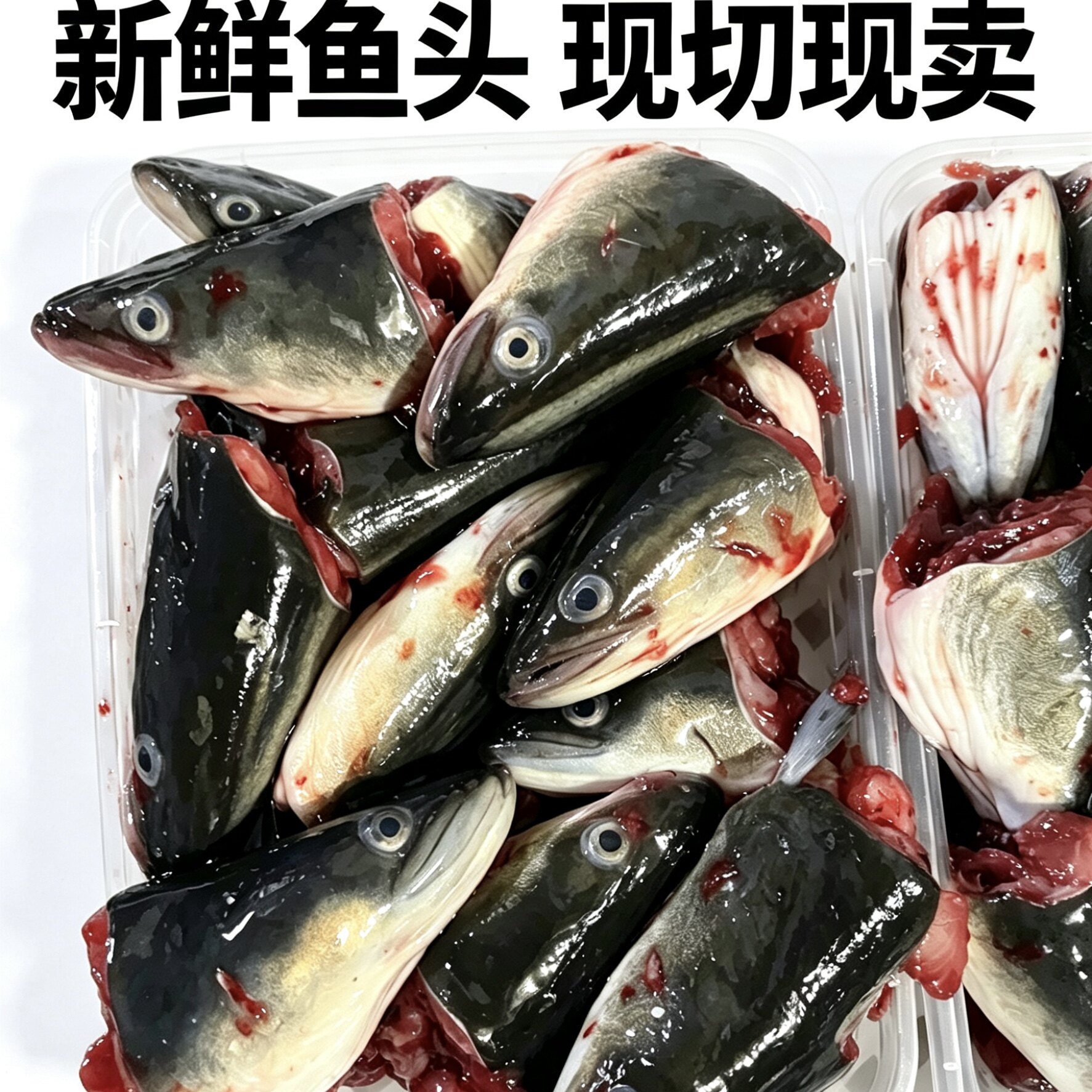 品新鲜鳗鱼头潮汕乌耳鳗鱼头当天现宰海鲜水产河鳗鱼头食用河鳗头