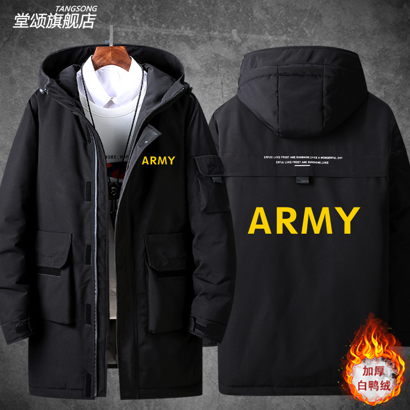 2026美军USARMY印花羽绒