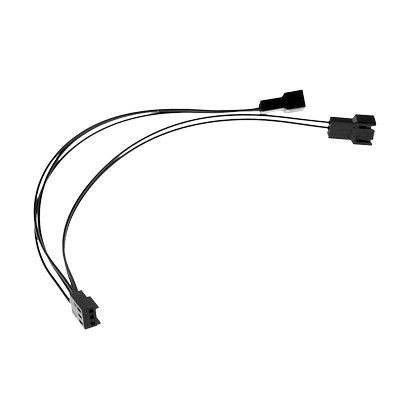 电脑机箱散热风扇一拖二转接线