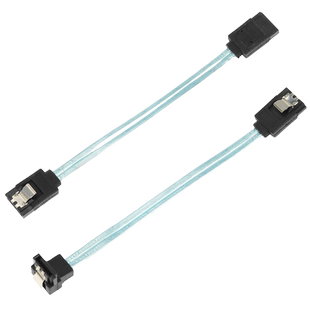 sata3.0数据线硬盘与主板连接SATA3铝箔6GB电脑硬盘线直头反弯头