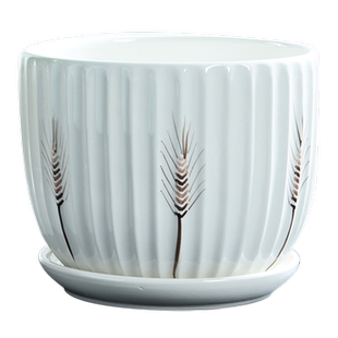 花盆陶瓷个性创意大号特大号特价清仓仿木头异形树根绿植多肉花盆