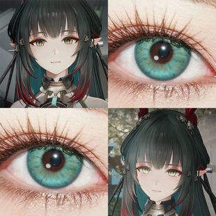 庄方宜cos美瞳日抛明日方舟终末地薄荷曼波绿钻幻想日抛漫展佳JA