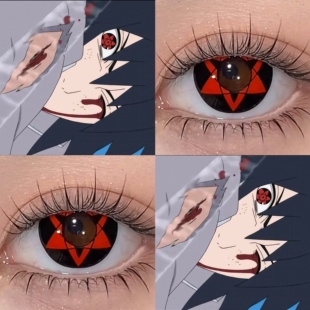 火影忍者佐助cos美瞳半年抛万花筒三勾玉宇智波鼬卡卡西春野樱JA