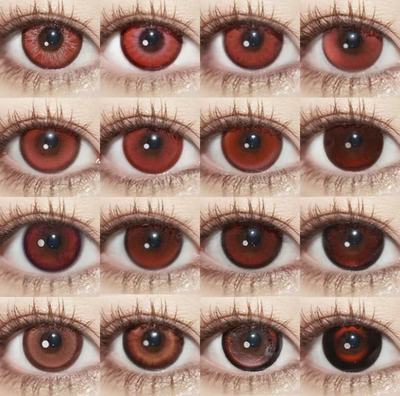 doya红色美瞳cos日抛万圣节显色赤红莲阎魔爱渚薰克鲁鲁吸血鬼JA