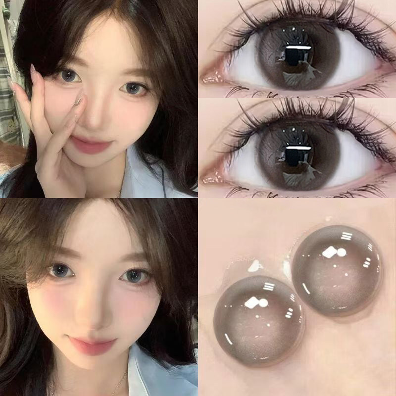 新款美瞳三明治工艺粉色小直径半年抛官网正品近视隐形眼镜AXO