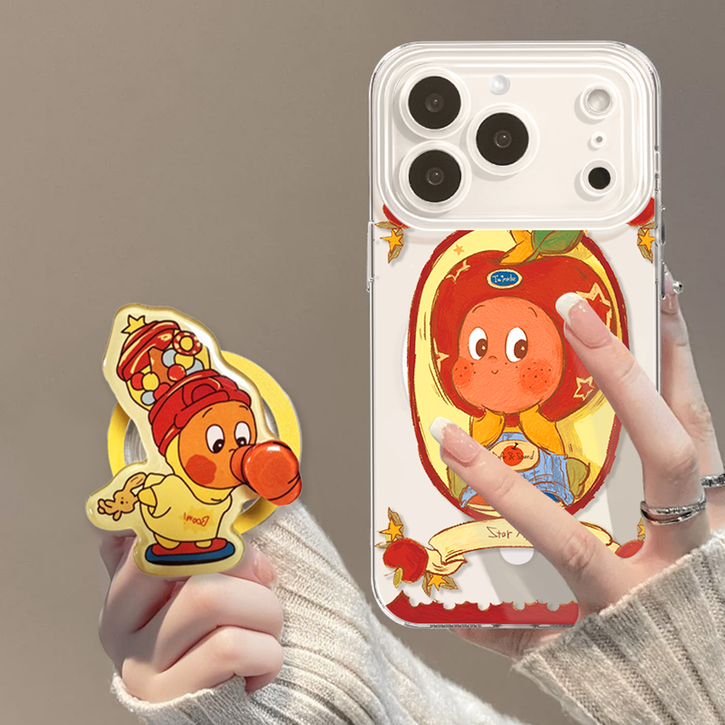 适用苹果磁吸壳手机壳时尚创意女