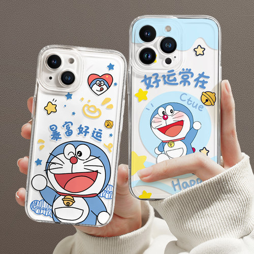 适用苹果系列手机壳哆啦叮当猫