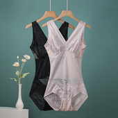 超薄连体塑身衣夏款 无痕束身美体内衣 收腹束腰塑形收小肚子后脱式