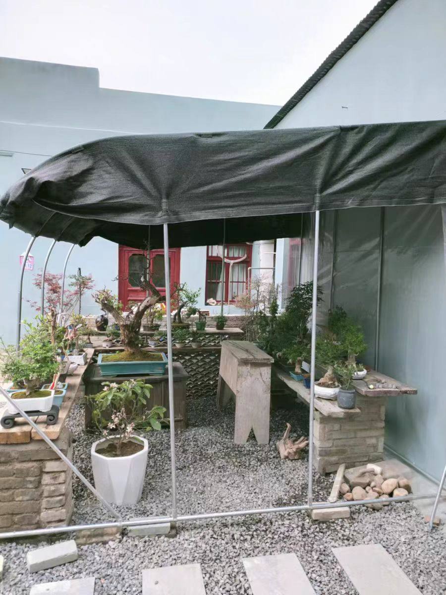 家用温室花房大棚骨架钢管多肉遮阳防水保温花棚暖棚楼顶庭院简易