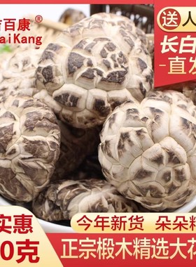 东北大花菇干货500g椴木干香菇菌菇蘑菇冬菇香茹商用非特级非野生