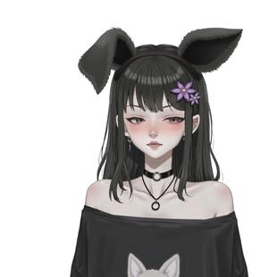 live2d虚拟主播成品韩系犬少御皮套直播虚拟形象设计虚拟主播