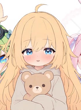 live2d虚拟主播成品玩偶小熊vtuber皮套直播虚拟形象设计虚拟主播