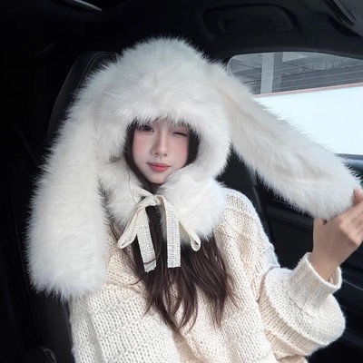 长耳兔子高级感可爱迪丽热巴同款