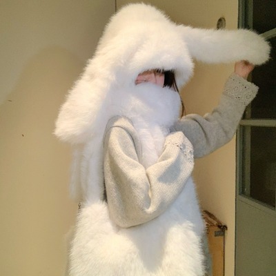 GN原创纯色高级感冬季雪地套装女