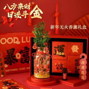 新年礼物创意2025蛇年送男女生闺蜜长辈同事实用高级无火香薰礼盒