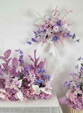 婚庆订婚仿真花一整套结