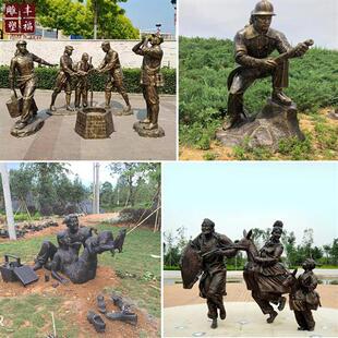 曲阳厂家铸铜景观小品拉琴人物雕塑公园户外音乐主题铜雕塑摆件