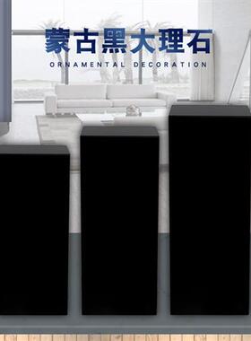 厂家尺寸可定制蒙古黑雕塑摆台样板房酒店大堂长方形圆柱大理石