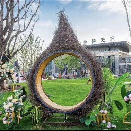 爱心悬挂秋千吊椅打卡拍照鸟巢藤编农庄景区网红游乐大型设施,玩具/童车/益智/积木/模型,大型组合式游乐设备,淘宝优惠券,粉丝福利购,淘宝优惠卷