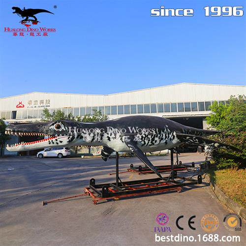 仿真恐龙模型海底世界仿真滑齿龙模型景区仿真电动恐龙玩具.