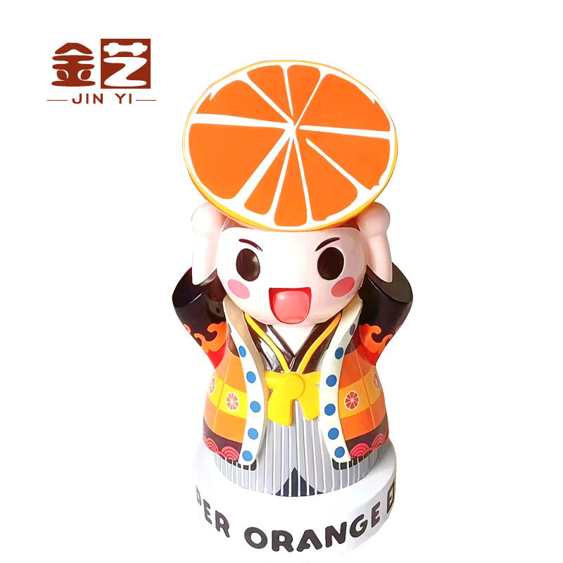 户外商场校园雕塑定制企业形象卡通人物吉祥物景观雕塑玻璃钢