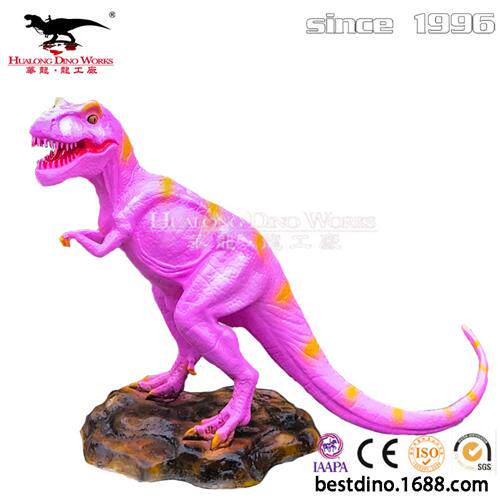 恐龙模型玻璃钢仿真恐龙汽车漆防晒防水防腐蚀商场游乐园雕塑摆件